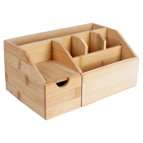 Bambu sminkorganisator 24x15x11 cm