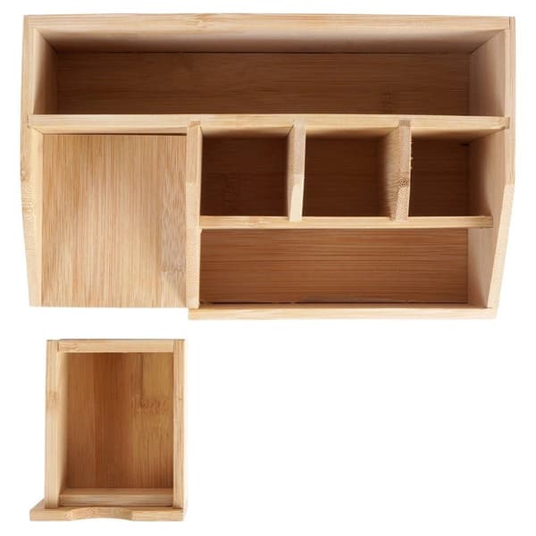 Bambu sminkorganisator 24x15x11 cm