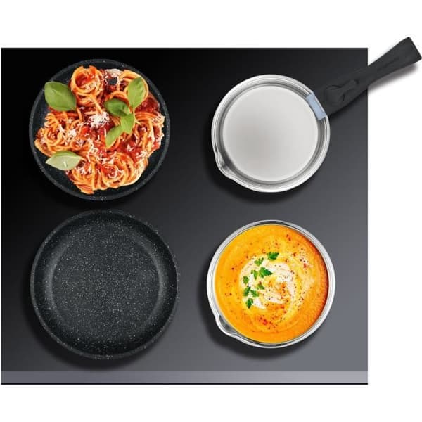 Induktionsset med kokkärl - Arthur Martin - AM1275 - Rostfritt stål - 15 delar - Avtagbart handtag - Alla hällar inklusive induktion