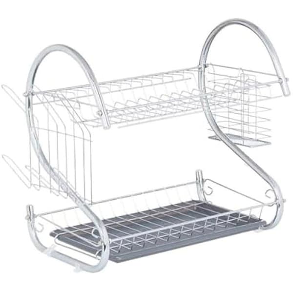 Dräneringsbräda - Kinvara - Grå - 45,5 x 24,5 x 37,5 cm - Flerfärgad - Kökstillbehör