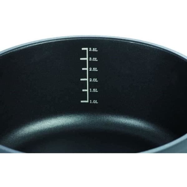 Gjuten form av aluminium - GSW - SILCOGUSS - 28 cm - Induktion - Svart