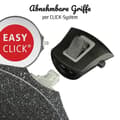 Miniatyrbild 2 av 5: Gjuten aluminiumgryta - GSW - EASY CLICK - 24 cm - Induktion