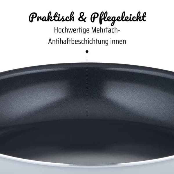 Professionell stekpanna - GSW - PRO BASIC - 36 cm - Induktion - Tjock smidd aluminium - Gastronomikvalitet
