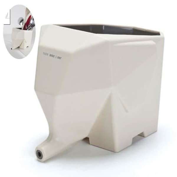 TD® White Elephant Shape Bestickhållare Plast Bestickbricka