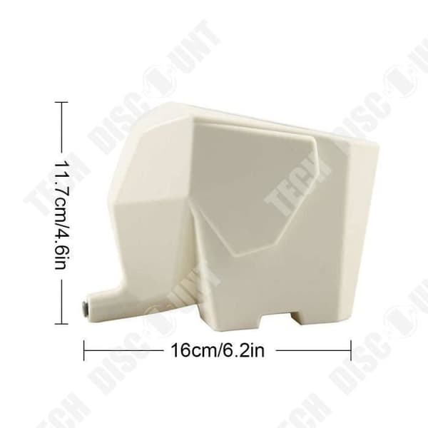 TD® Small Elephant Dräneringsbräda 16*10*11,7cm Creative Shape Dräneringsbräda Förvaring Hushållsredskap Dräneringsställ