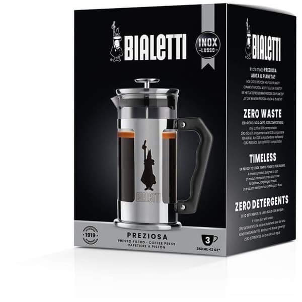 Fransk press kaffebryggare - BIALETTI - 0003160/NP - 350 ml - Stål