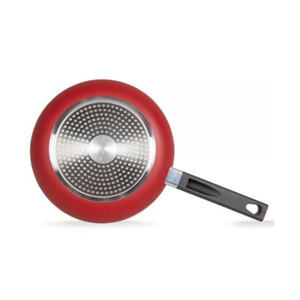 26 cm sautépanna - LIVOO - MEP153R - Non-stick, PFOA och PFOS fri - Silikonhandtag - Lämplig för alla värmekällor inklusive induktion