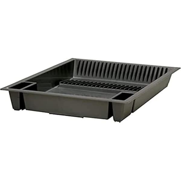 Diskställ - DENOX - Metall - Stor kapacitet - Vit färg - Lätt att rengöra
