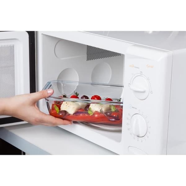 PYREX COOK &amp; GO Rektangulär förvaringsskål 3.3l 30x23cm + Blått lock