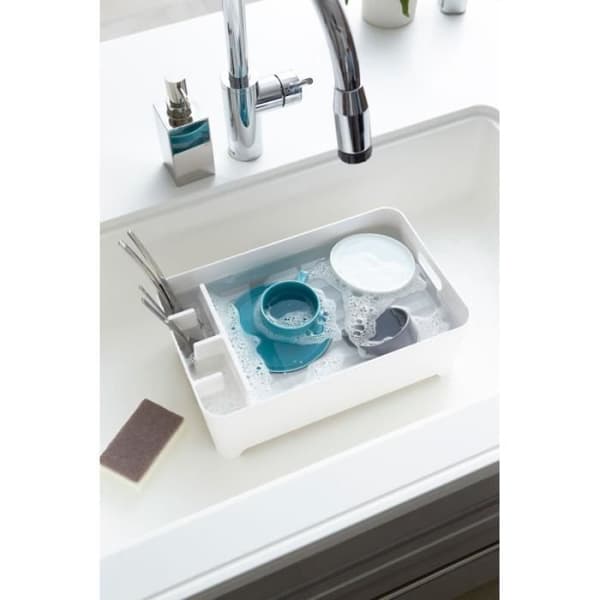 Diskställ - WADIGA - Flera positioner - Formgjuten plast - Vit - 38x24x13cm