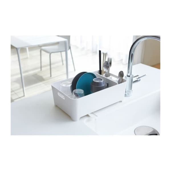 Diskställ - WADIGA - Flera positioner - Formgjuten plast - Vit - 38x24x13cm