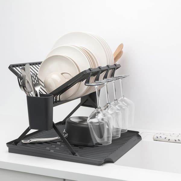 Grått stort modell uppvaskställ - Brabantia