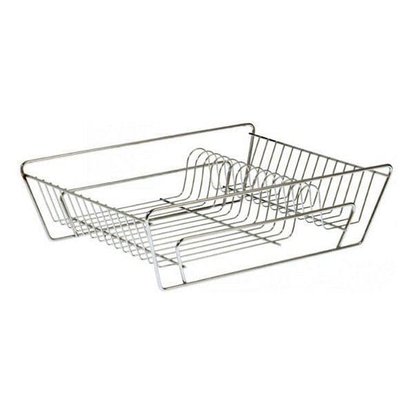 Diskställ i förkromad metal - COMBRICHON - Retrodesign - 13 tallrikar - Kökstillbehör