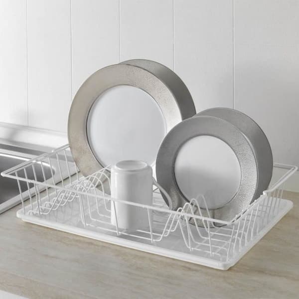 Plastbelagd tråddiskavlopp + Germatex bricka