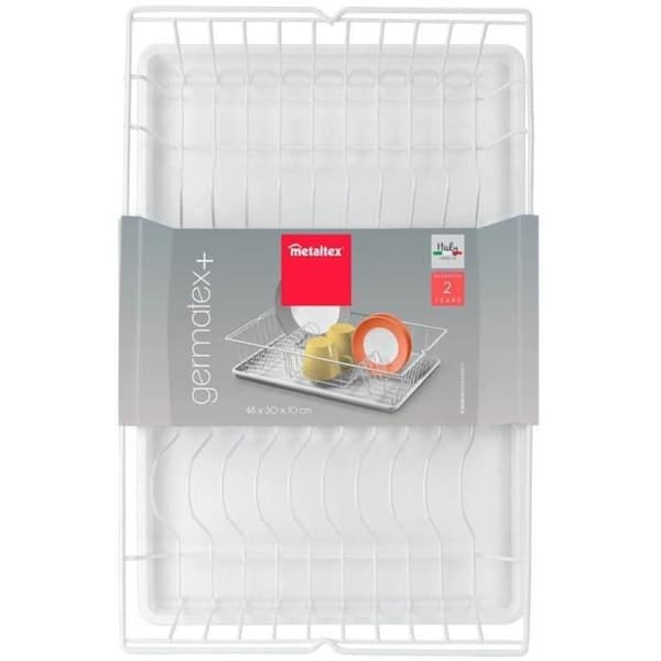 Plastbelagd tråddiskavlopp + Germatex bricka
