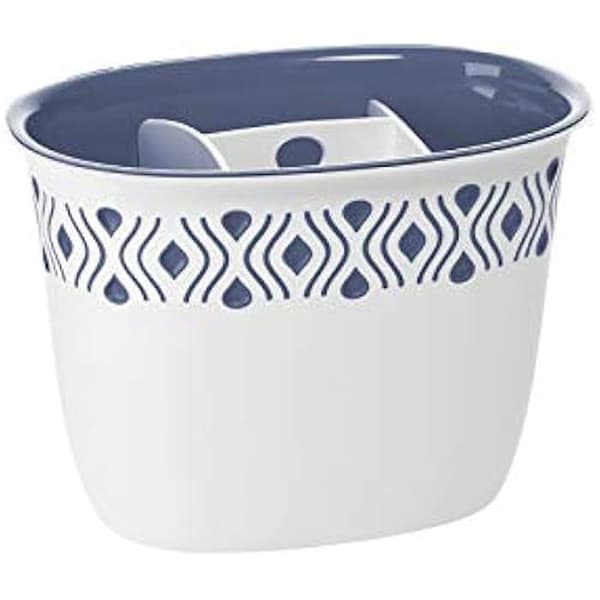 Bestickavlopp - STEFANPLAST - Tusca line - Resin - 19,5x13,5cm - Blå