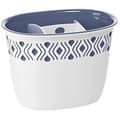Miniatyrbild 2 av 2: Bestickavlopp - STEFANPLAST - Tusca line - Resin - 19,5x13,5cm - Blå
