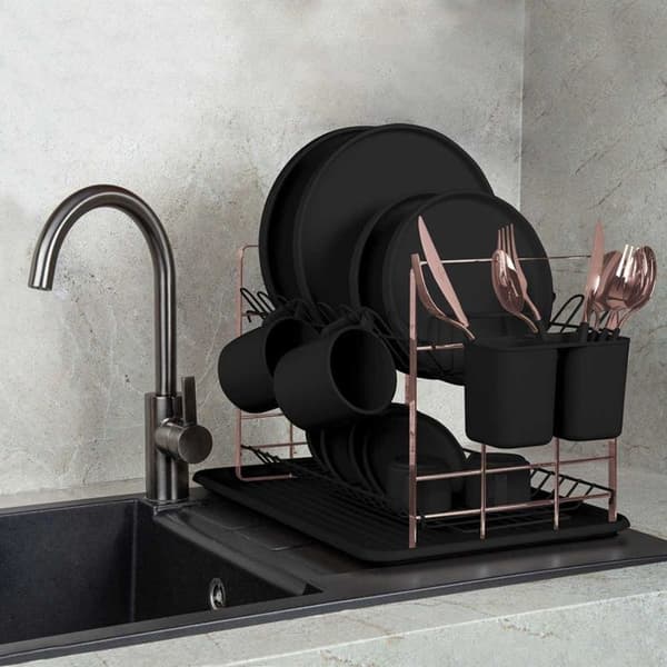 Diskställ - BERLINGER HAUS - BLACK ROSE - Metall - Modern design - Tillbehör i roséguld
