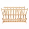 Miniatyrbild 5 av 5: Diskställ - KINGHOFF - KH-1631 - Naturlig bambu - Fällbart - 2 nivåer
