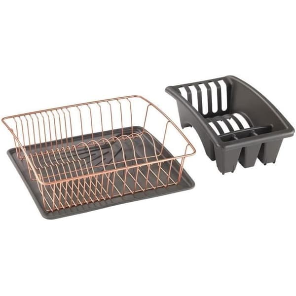 Metaltex Aquatex avlopp 35 x 30 cm antracit / koppar 3 st