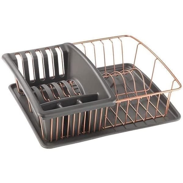 Metaltex Aquatex avlopp 35 x 30 cm antracit / koppar 3 st
