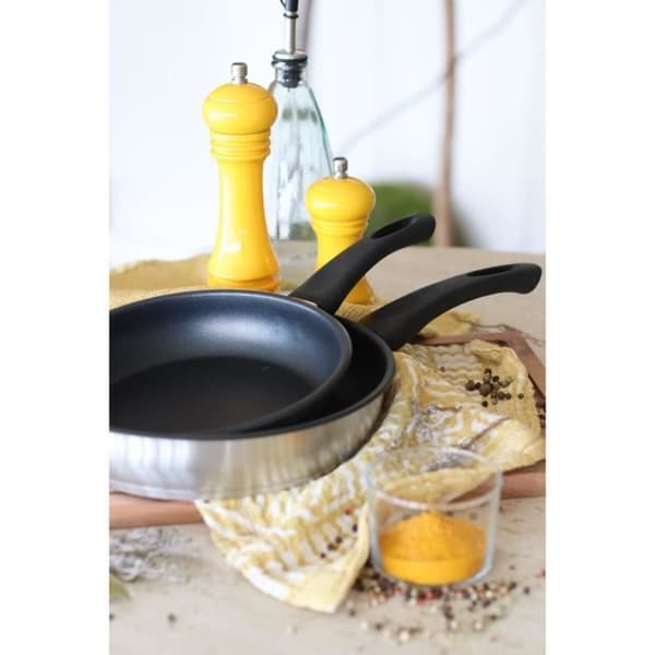 Stekpanna - MENASTYL - 6020247 - Rostfritt stål - 28 cm - Lämplig för alla spishällar inklusive induktion
