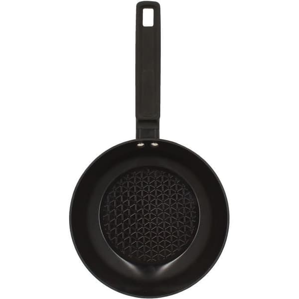 Stekpanna - MENASTYL - 6020635 - Smidd aluminium - 20 cm - Svart - Lämplig för alla spishällar inklusive induktion