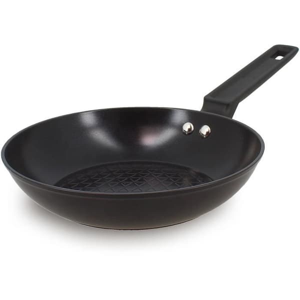 Stekpanna - MENASTYL - 6020635 - Smidd aluminium - 20 cm - Svart - Lämplig för alla spishällar inklusive induktion