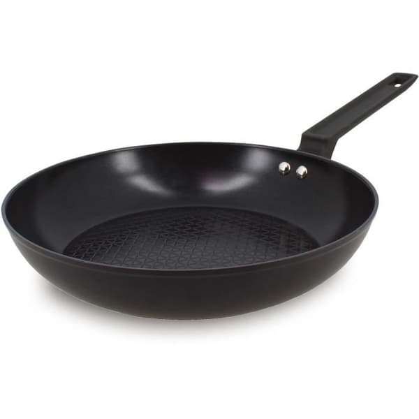 Stekpanna - MENASTYL - 6020637 - Smidd aluminium - 26 cm - Svart - Lämplig för alla spishällar inklusive induktion