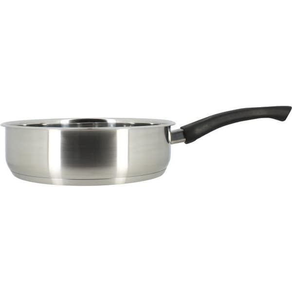 Stekpanna - MENASTYL - 6020248 - Rostfritt stål - 28 cm - Lämplig för alla spishällar inklusive induktion