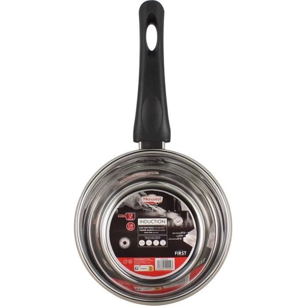 Gryta - MENASTYL - 6020240 - Rostfritt stål - 14 cm - Lämplig för alla värmekällor inklusive induktion