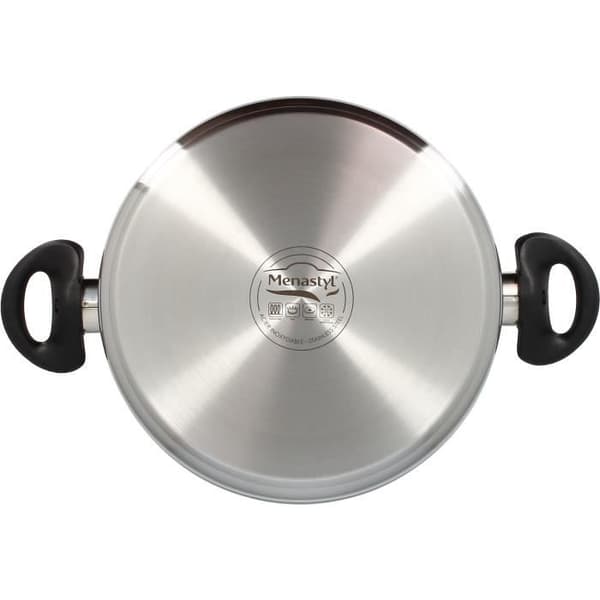Häll - MENASTYL - 6020256 - Rostfritt stål - 24 cm - Lämplig för alla värmekällor inklusive induktion
