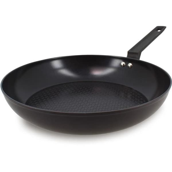 Stekpanna - MENASTYL - 6020639 - Smidd aluminium - 30 cm - Svart - Lämplig för alla spishällar inklusive induktion