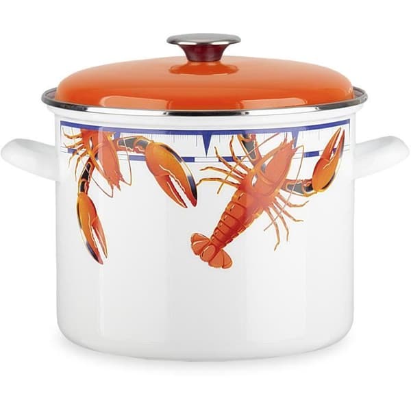 Cateringfirma - BAUMALU - Alla spishällar inklusive induktion - Emalj 26 x 20 cm - LOBSTER dekor