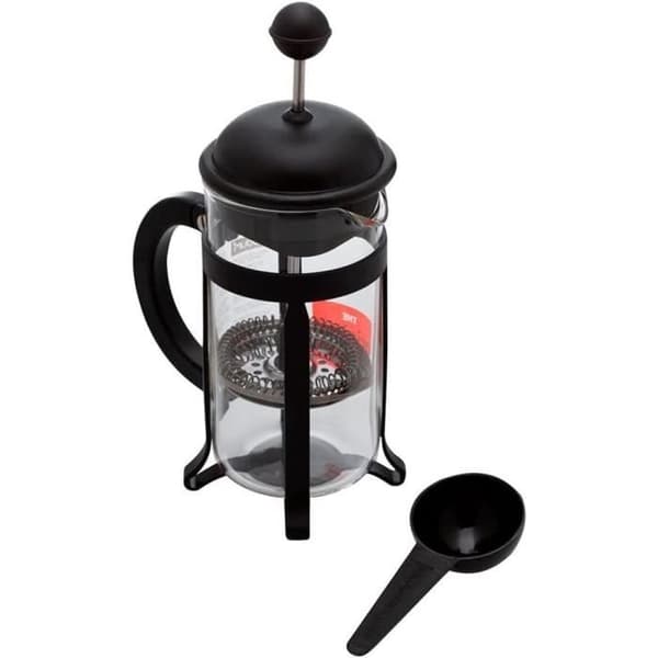 French press-kaffebryggare - BODUM - 1908-01 - Svart - Borosilikatglas - Rostfritt stål
