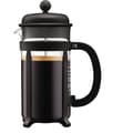 Miniatyrbillede 1 af 4: French press-kaffebryggare - BODUM - 1908-01 - Svart - Borosilikatglas - Rostfritt stål