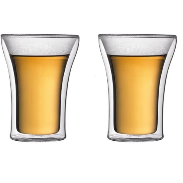 BODUM ASSAM Set med 2 dubbelväggiga glas 0,25 l