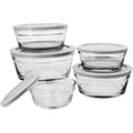 Miniatyrbild 3 av 4: Set med 5 skålar - MENASTYL - 5039038 - 150 ml, 230 ml, 400 ml, 610 ml och 940 ml - Hållbara plastlock
