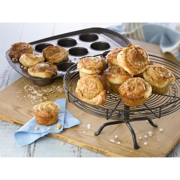 Muffinsplåt - PYREX - 1452002 - Kolstål - Non-stick - 12 hål