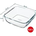 Miniatyrbild 3 av 4: Airfryer-form - PYREX - 1450142 - Kvadratisk - Borosilikatglas - 25 x 22 cm
