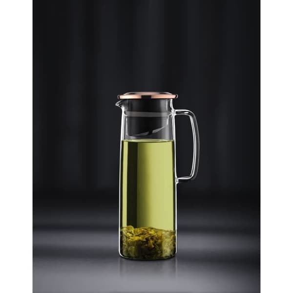 Glaskanna - BODUM - Biasca - Kopparlock med filter - 1,2 L - Transparent