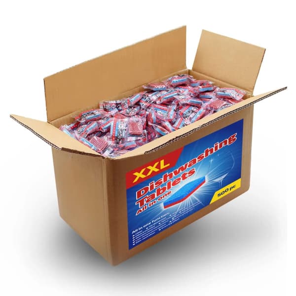 vidaXL 12-i-1 opvasketabletter 500 stk. 9 kg -  Opvaskemaskinerens