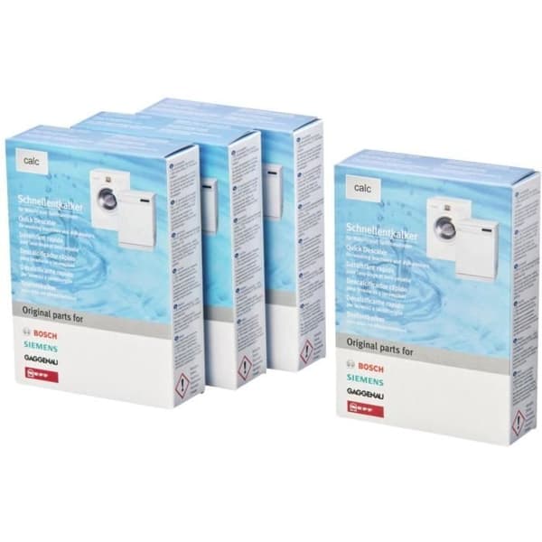BOSCH 00311600 - Set med 4 avkalkningsmedel för tvätt- och diskmaskiner - 250 gr*4