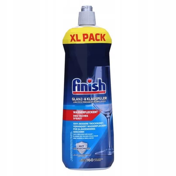 FINISH DISKMASKINVÄTSKA 800ML | FÖRHINDRAR INSTÄLLNINGAR | ELIMINERA FLÄCKAR | SKYDDAR MOT SLUTNING | SKÖLJMIDDEL