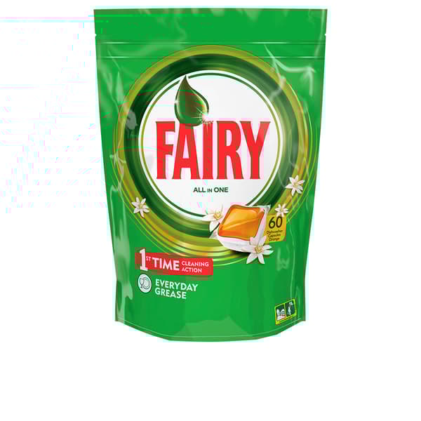 FAIRY ALL IN 1 ORANGE dishwasher concentrate 60 capsules