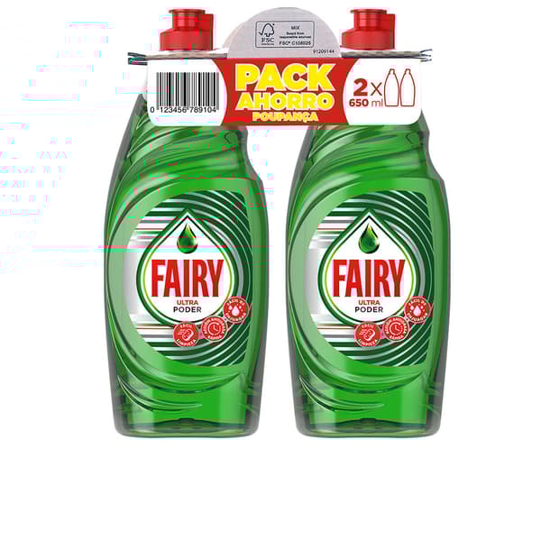 FAIRY ULTRA POWER CONCENTRATED LAUNDRY LOT 2 x 650 ml