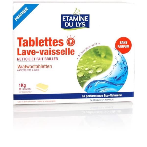 Etamine du Lys Diskmaskin Tabletter Classic Organic 50 enheter