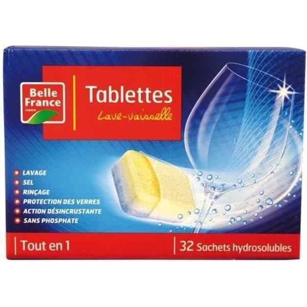 Pastiller för diskmaskin 5 i 1 Belle France x32