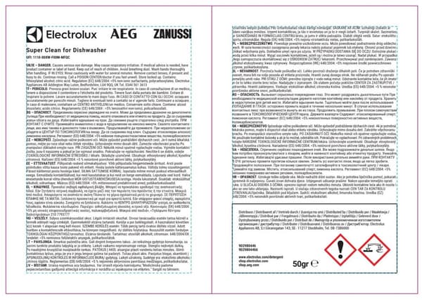 Electrolux M2DCP050 Diskmaskin