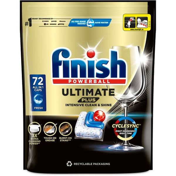 FINISH Ultimate Plus All in 1, 72 st